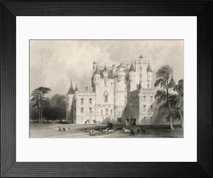 Framed Print : GLAMIS CASTLE / ALLOM Framed Print : GLAMIS CASTLE / ALLOM
