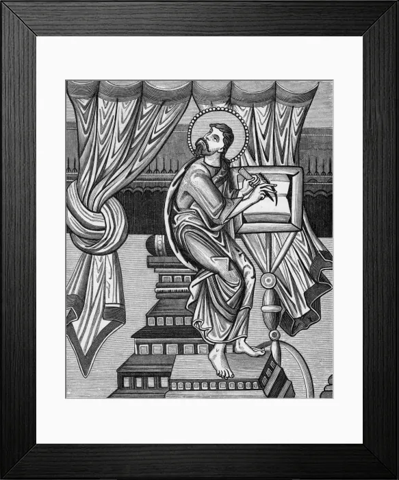Framed Print : 9TH CENTURY SCHOLAR Framed Print : 9TH CENTURY SCHOLAR