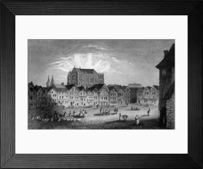 Framed Print : PARIS / PLACE BEAUVAIS Framed Print : PARIS / PLACE BEAUVAIS