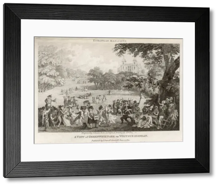Framed Print : GREENWICH PARK 1802 Framed Print : GREENWICH PARK 1802