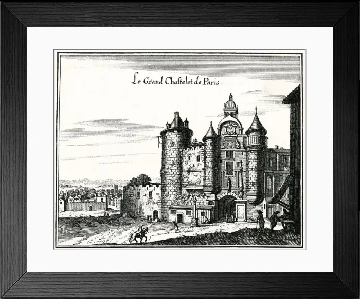 Framed Print : PARIS CHATELET Framed Print : PARIS CHATELET