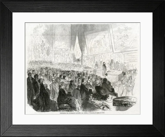 Framed Print : ARTISTS REWARDED FRANCE Framed Print : ARTISTS REWARDED FRANCE