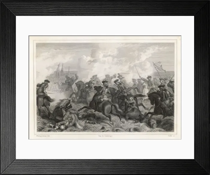 Framed Print : BATTLE OF FONTENOY