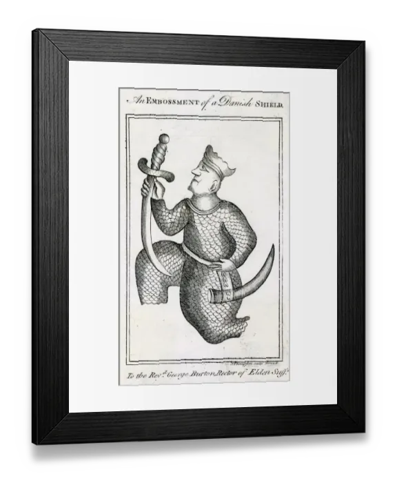 Framed Print : DANISH WARRIOR Framed Print : DANISH WARRIOR