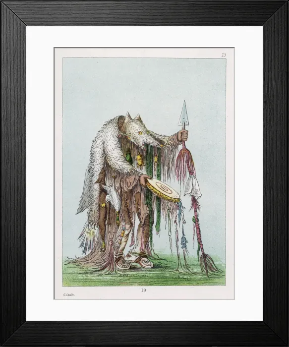 Framed Print : Alternative medicine: Native American healer Framed Print : Alternative medicine: Native American healer