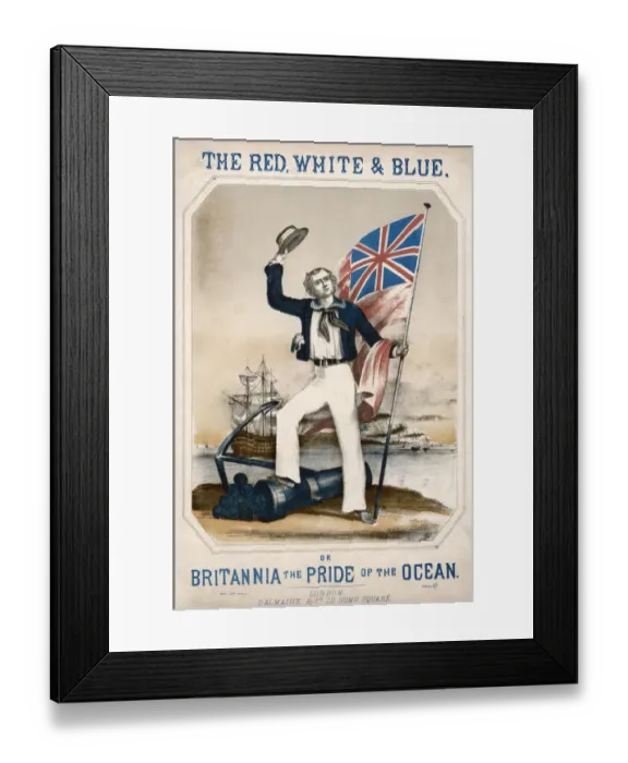 Framed Print : British Sailor - circa 1855 Framed Print : British Sailor - circa 1855
