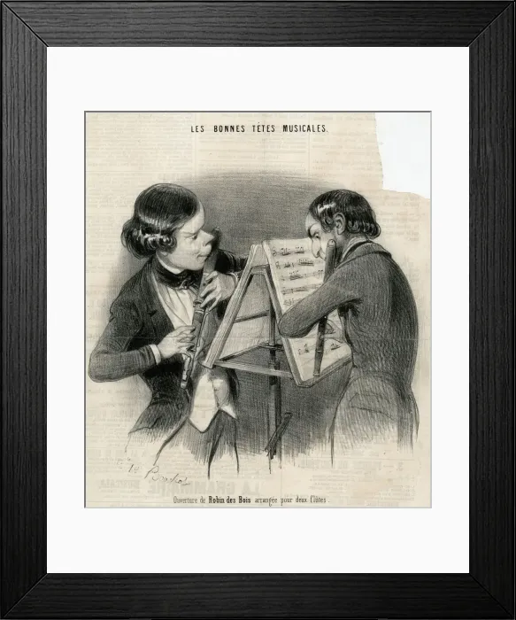 Framed Print : DUET FOR 2 FLUTES Framed Print : DUET FOR 2 FLUTES