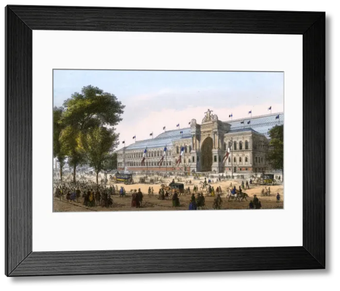 Framed Print : PALAIS DE LINDUSTRIE Framed Print : PALAIS DE LINDUSTRIE