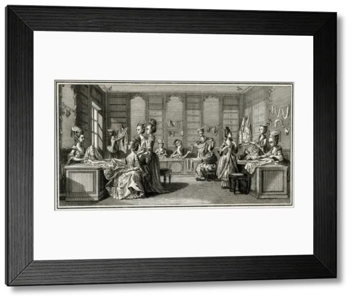 Framed Print : MARCHANDE DE MODES Framed Print : MARCHANDE DE MODES
