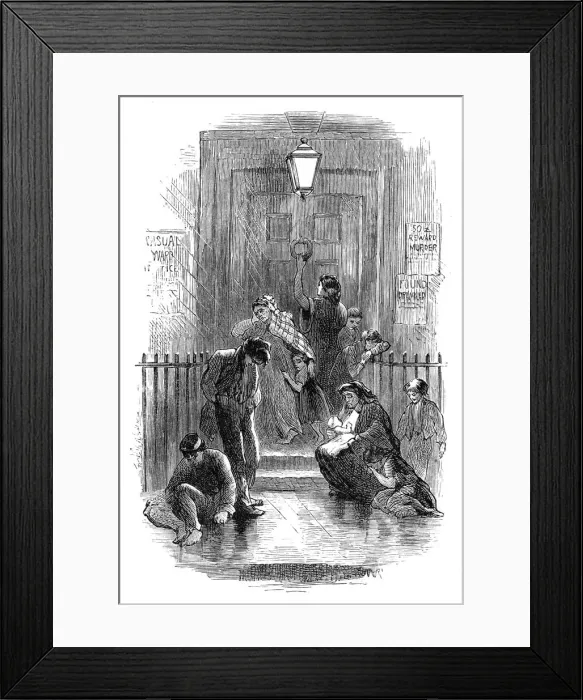 Framed Print : COMMUNITY / CASUAL WARD Framed Print : COMMUNITY / CASUAL WARD