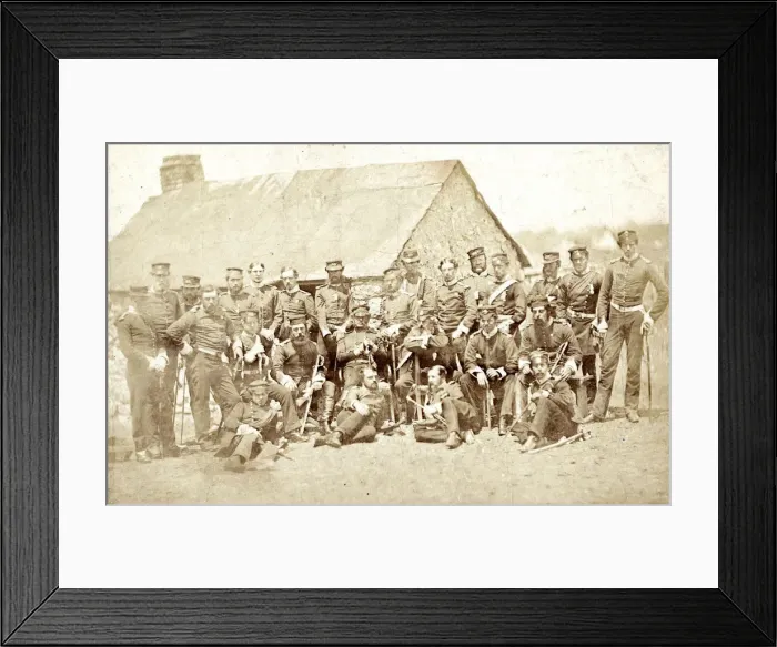 Framed Print : CRIMEAN OFFICERS PHOTO Framed Print : CRIMEAN OFFICERS PHOTO
