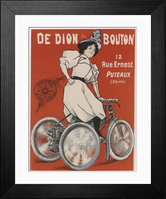 Framed Print : DE DION BOUTON ADVERT Framed Print : DE DION BOUTON ADVERT