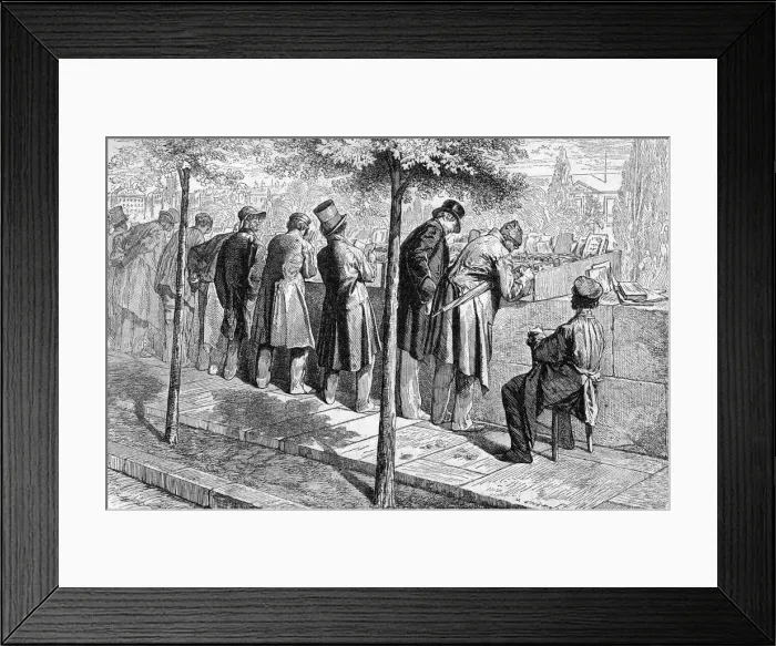 Framed Print : PARIS BOUQUINISTES Framed Print : PARIS BOUQUINISTES