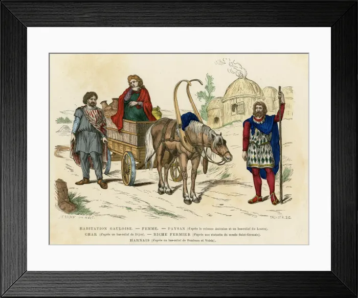 Framed Print : ANCIENT GAUL FAMILY Framed Print : ANCIENT GAUL FAMILY