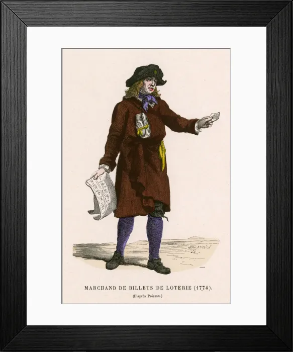 Framed Print : LOTTERY TICKET SELLER Framed Print : LOTTERY TICKET SELLER