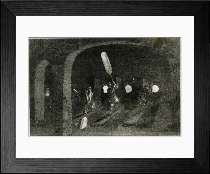 Framed Print : Crystal Palace, glass blowers Framed Print : Crystal Palace, glass blowers