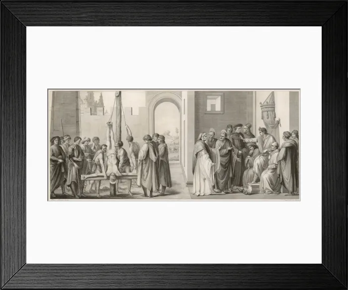 Framed Print : PETER CRUCIFIED Framed Print : PETER CRUCIFIED