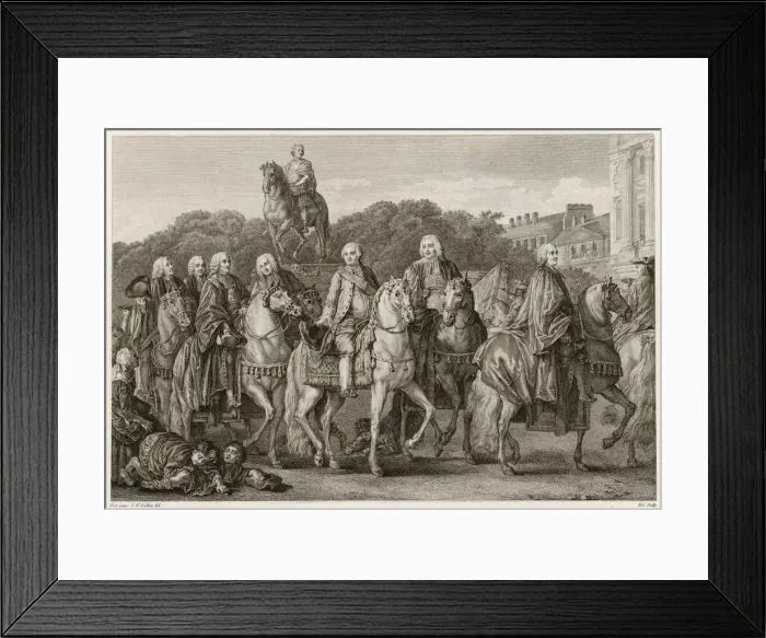 Framed Print : LOUIS XV IN PARIS Framed Print : LOUIS XV IN PARIS