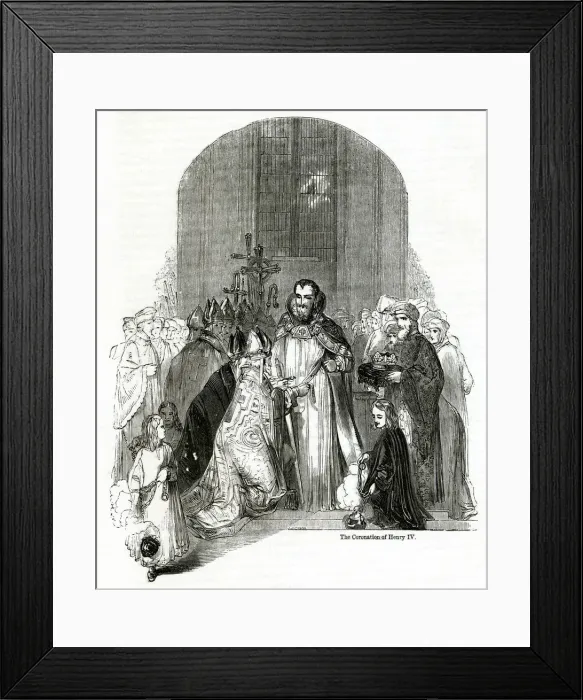 Framed Print : Coronation of King Henry IV Framed Print : Coronation of King Henry IV