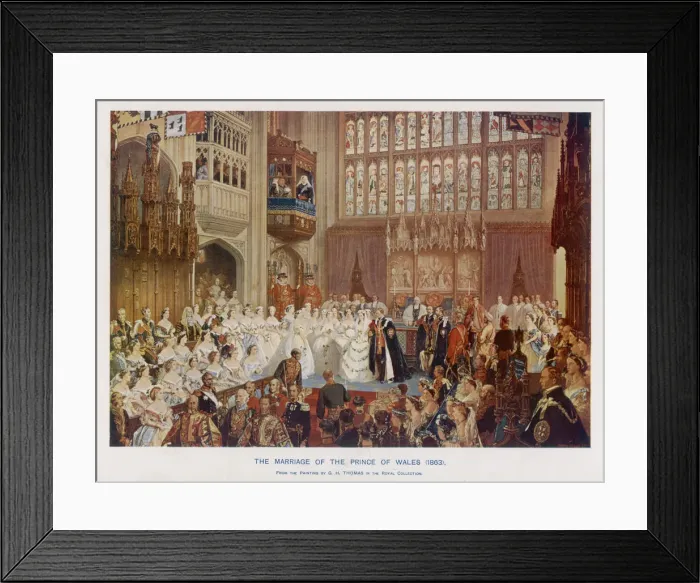 Framed Print : EDWARD MARRIES ALEXANDRA Framed Print : EDWARD MARRIES ALEXANDRA