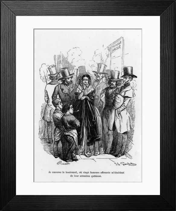 Framed Print : CHOKED BY SMOKERS Framed Print : CHOKED BY SMOKERS