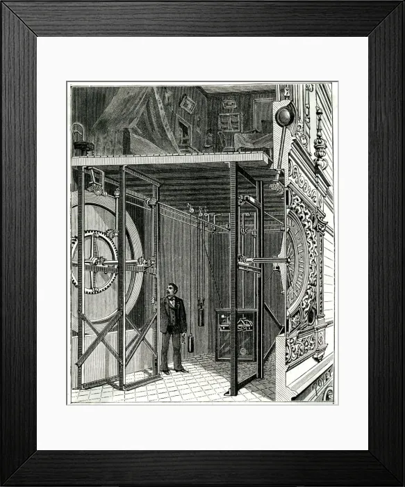 Framed Print : INSTRUMENTS / ROUEN CLOCK Framed Print : INSTRUMENTS / ROUEN CLOCK