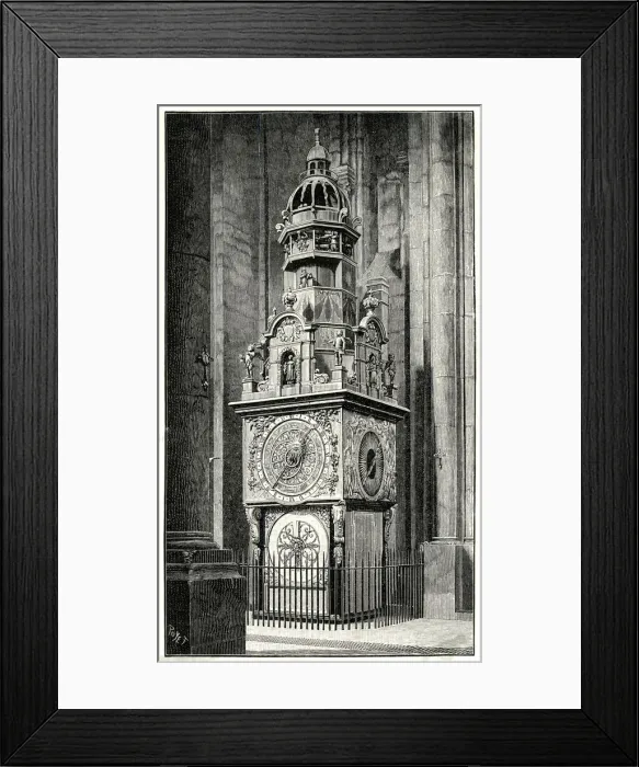 Framed Print : ASTRONOMICAL CLOCK Framed Print : ASTRONOMICAL CLOCK