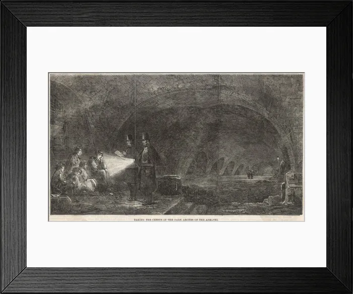 Framed Print : HOMELESS FAMILY / ADELPHI Framed Print : HOMELESS FAMILY / ADELPHI