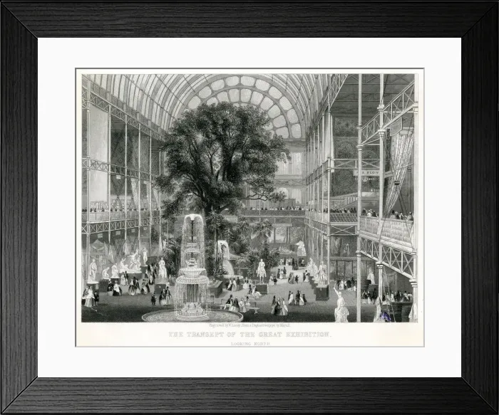 Framed Print : Interior of the Great Exhibition of 1851 Framed Print : Interior of the Great Exhibition of 1851