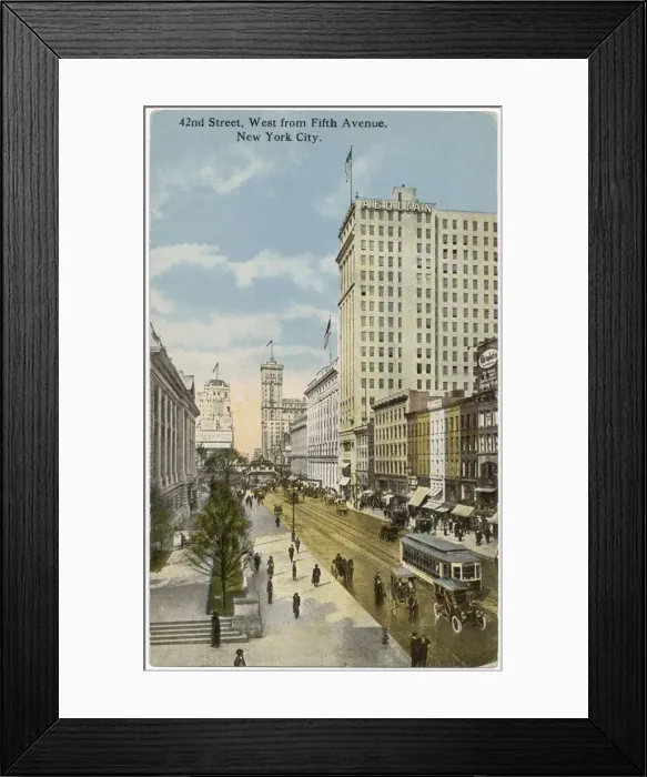 Framed Print : NEW YORK / 42ND STREET Framed Print : NEW YORK / 42ND STREET