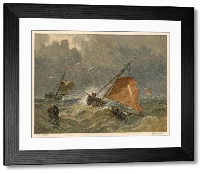 Framed Print : BOATS / STORM / SUNDAY@HOME Framed Print : BOATS / STORM / SUNDAY@HOME
