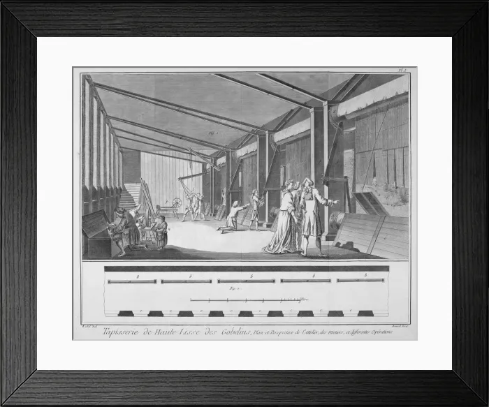 Framed Print : Tapestry - Gobelins Framed Print : Tapestry - Gobelins