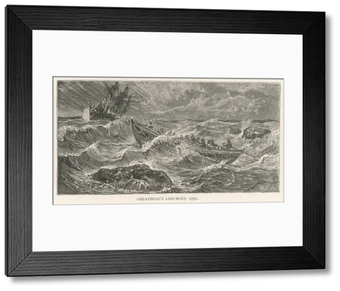 Framed Print : Greatheads Lifeboat Framed Print : Greatheads Lifeboat
