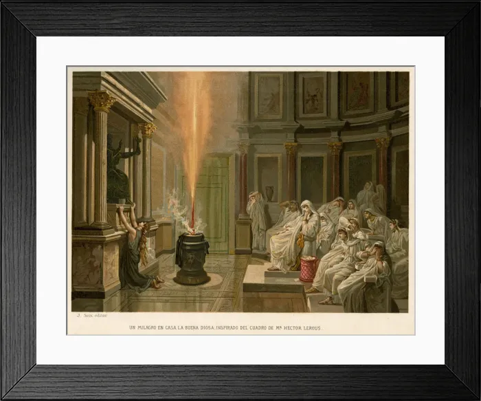 Framed Print : MIRACLE FIRE IN TEMPLE Framed Print : MIRACLE FIRE IN TEMPLE