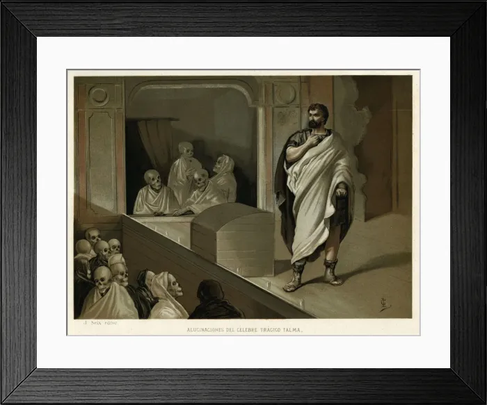 Framed Print : TALMAS AUDIENCE Framed Print : TALMAS AUDIENCE
