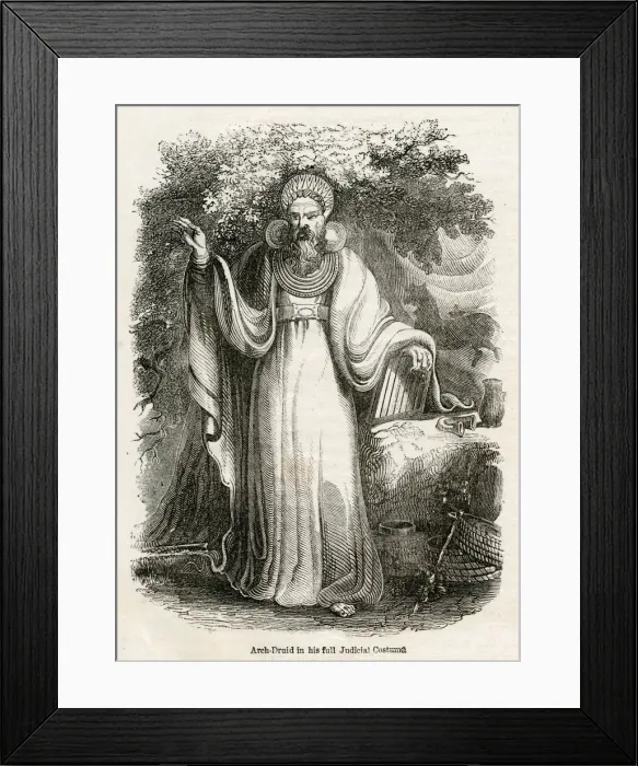 Framed Print : ENGLISH ARCH-DRUID Framed Print : ENGLISH ARCH-DRUID