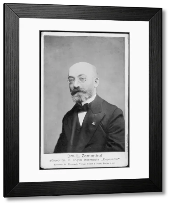 Framed Print : Ludwig L Zamenhof Framed Print : Ludwig L Zamenhof