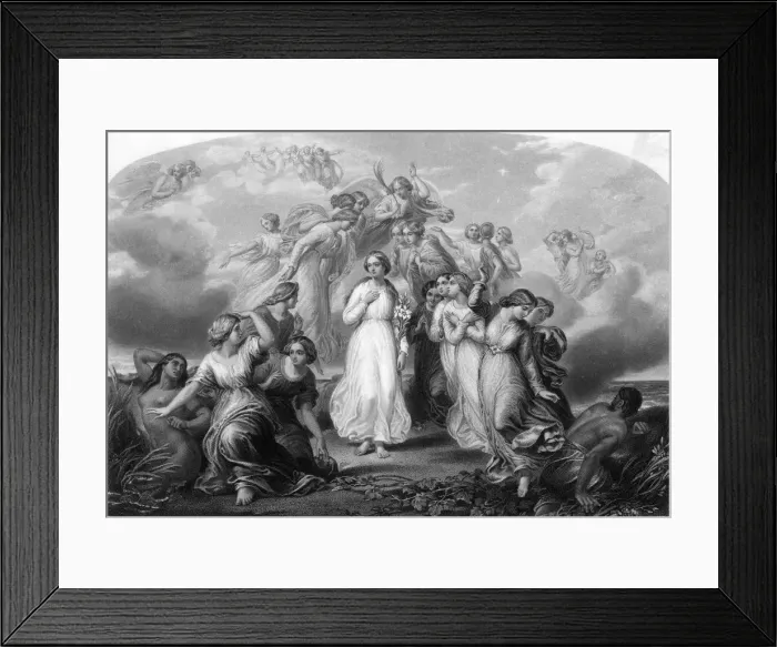 Framed Print : CHASTITY ALLEGORISED Framed Print : CHASTITY ALLEGORISED