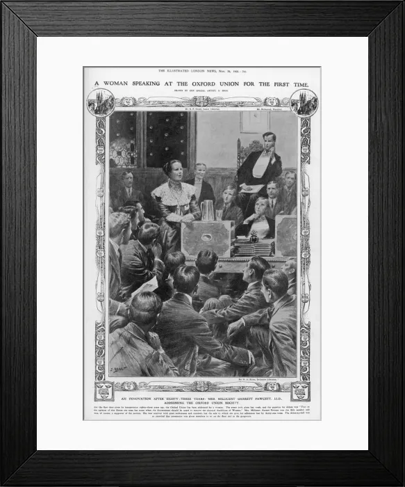 Framed Print : OXFORD UNI UNION FAWCETT Framed Print : OXFORD UNI UNION FAWCETT