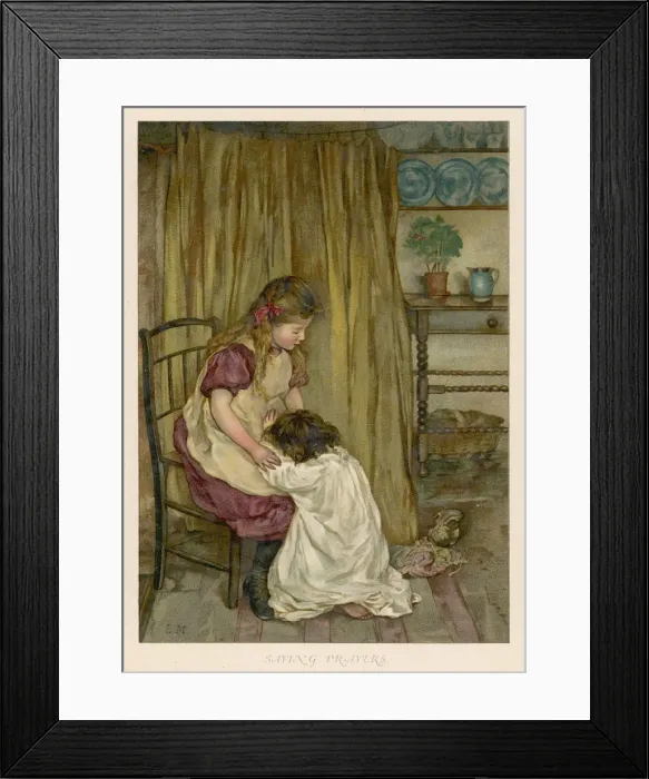 Framed Print : SISTERS AT PRAYER Framed Print : SISTERS AT PRAYER