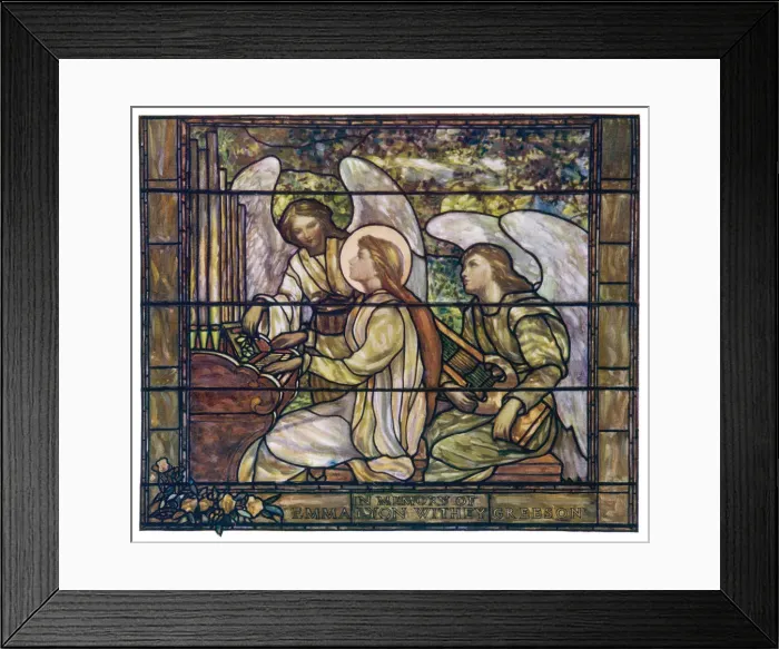 Framed Print : CECILIA AT THE ORGAN Framed Print : CECILIA AT THE ORGAN