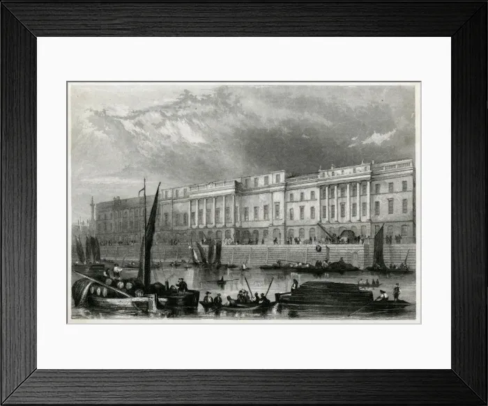 Framed Print : Custom House Framed Print : Custom House