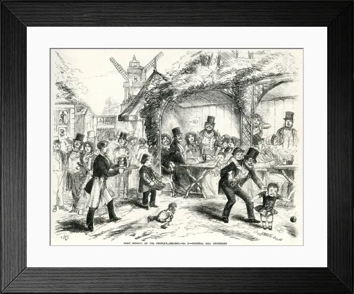 Framed Print : August Bank Holiday 1855 Framed Print : August Bank Holiday 1855