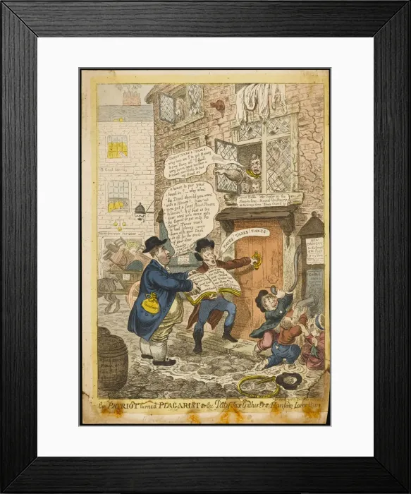 Framed Print : TAX COLLECTORS 1806 Framed Print : TAX COLLECTORS 1806