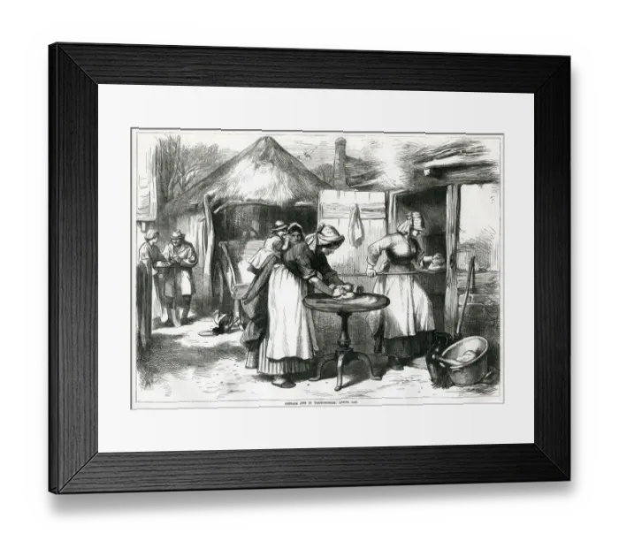 Framed Print : BAKING OUTSIDE Framed Print : BAKING OUTSIDE