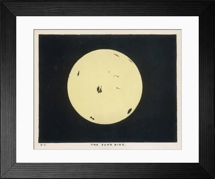 Framed Print : BLUNT / SUNS DISC / PLATE 7 Framed Print : BLUNT / SUNS DISC / PLATE 7