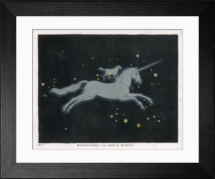 Framed Print : MONOCEROS ETC CONSTELL Framed Print : MONOCEROS ETC CONSTELL