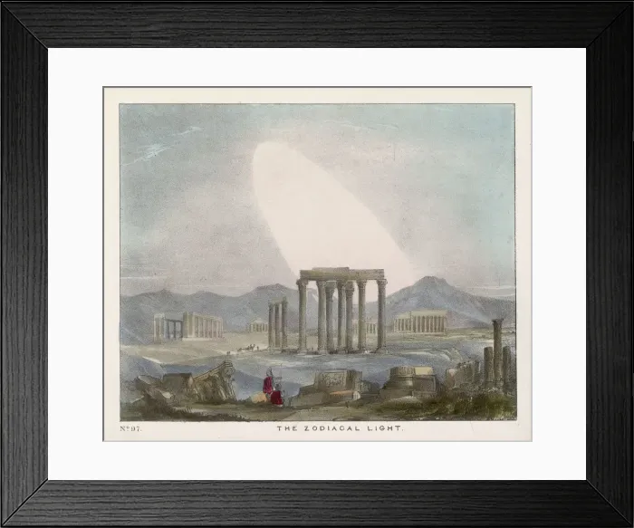 Framed Print : ZODIACAL LIGHT (BLUNT) Framed Print : ZODIACAL LIGHT (BLUNT)