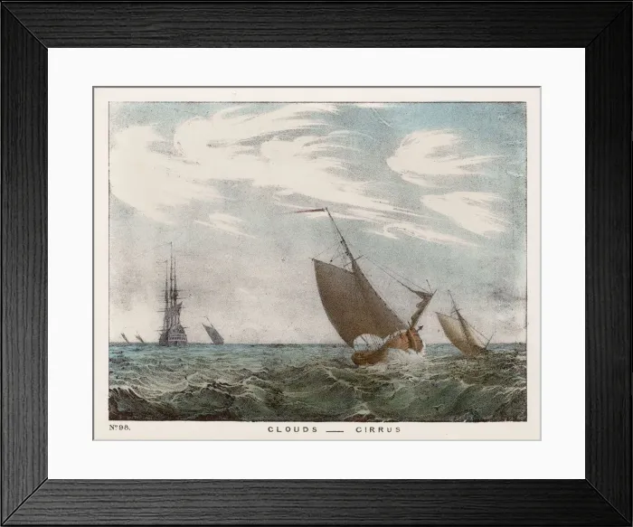 Framed Print : BLUNT / CLOUDS / CIRRUS / PL98 Framed Print : BLUNT / CLOUDS / CIRRUS / PL98