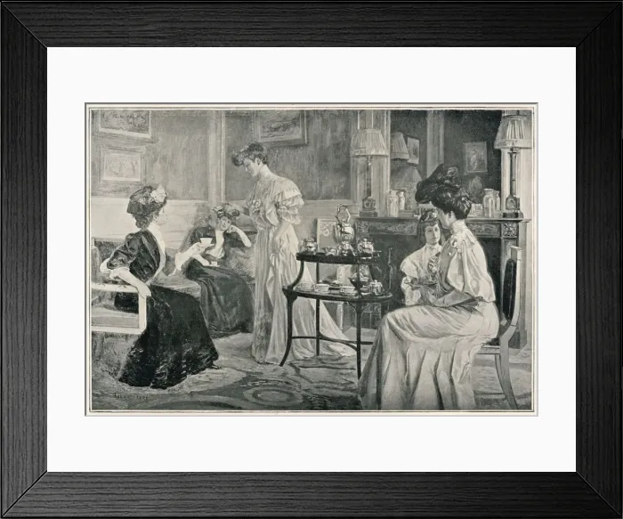 Framed Print : EDWARDIAN AT HOME Framed Print : EDWARDIAN AT HOME
